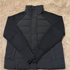 Athleta Women’s Black Zip-Up Sweater